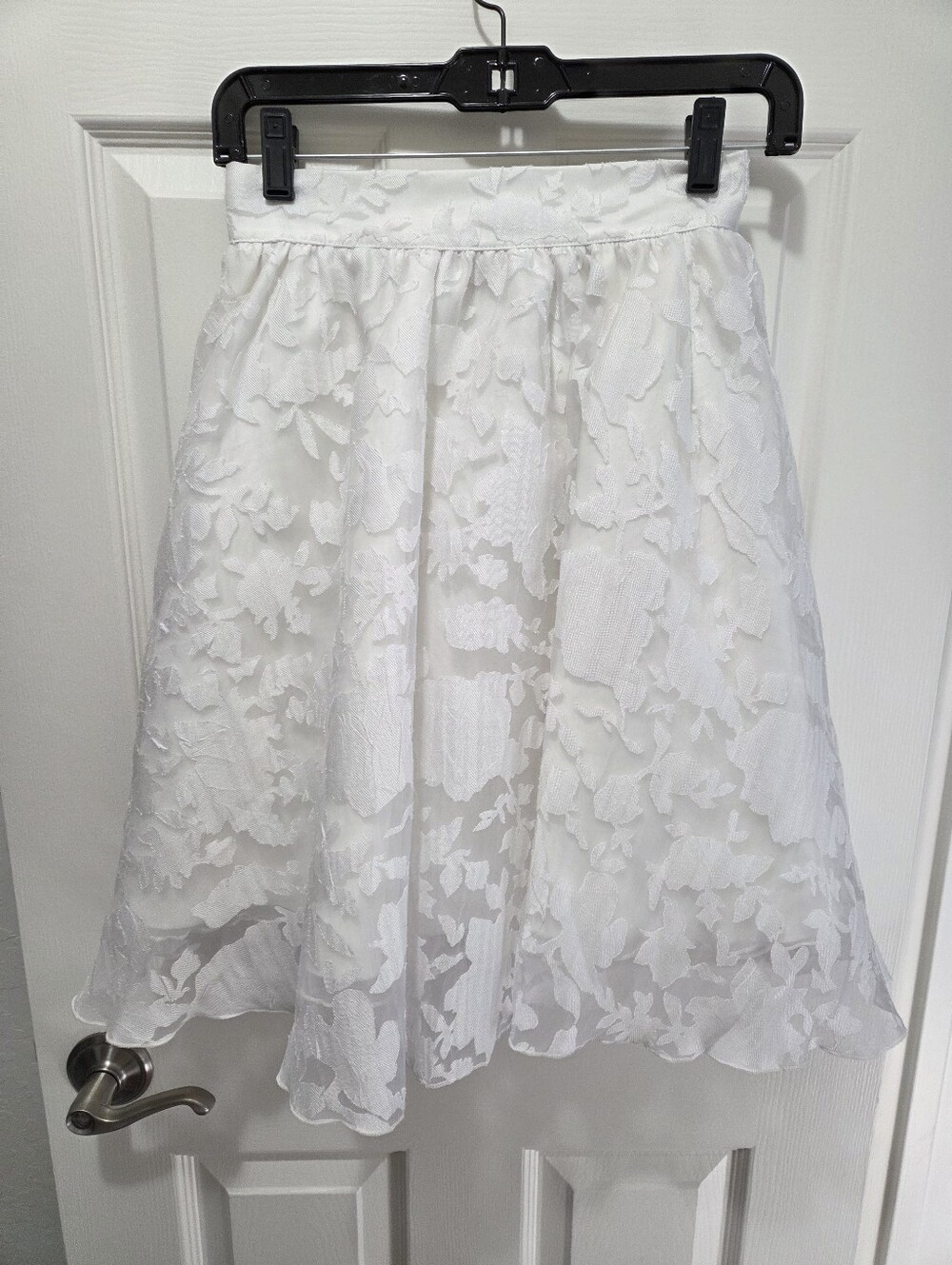 Agneau7 Floral Lace Skirt